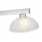 Z-Lite Cobalt Billiard, 3-Light, 14 In.W x 46 In.L x 8 In.H, Brushed Nickel/White Linen 152BN-DWL13 - alternate 4